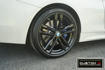 BMW 430I 블랙 유광 휠도색. / 용인 처인구
