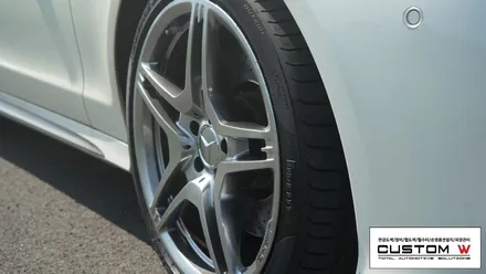벤츠 CLS 63 AMG 고스트크롬 휠도색. / 용인 처인구