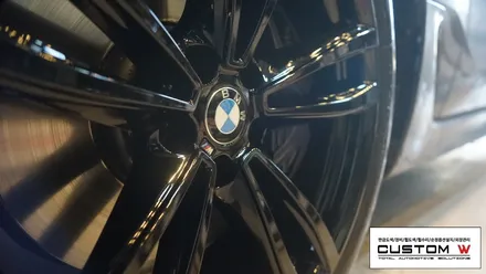 BMW 6GT 블랙유광(하이그로시블랙) 휠도색. / 용인 처인구