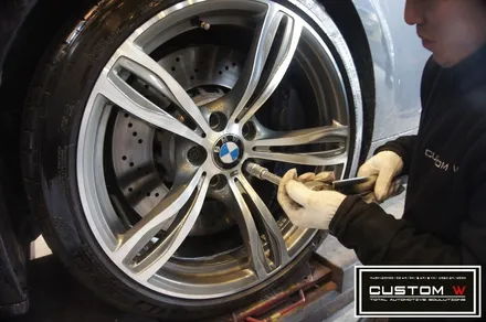 BMW M6 휠상처수리, 다이아몬드컷팅 휠복원 작업_! / 용인 처인구