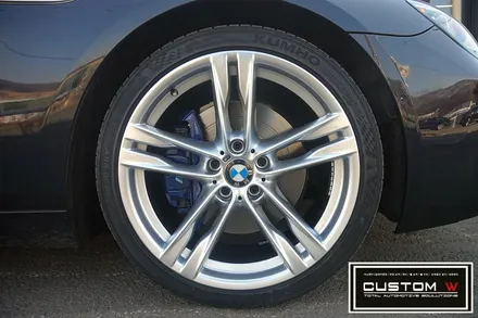BMW 640D 휠상처 수리후, 하이퍼 실버  휠도색.! 커스텀W / 용인 처인구
