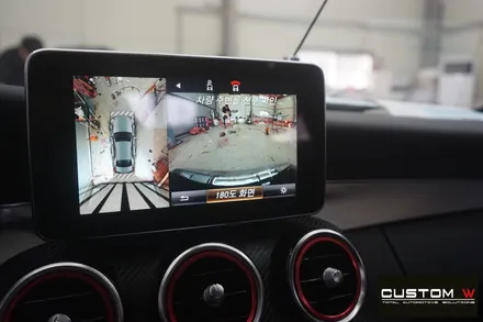 W205 벤츠 C클래스 C220d 순정 어라운드뷰 360도 카메라 레트로핏. / 용인 처인구