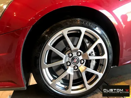 캐딜락 CTS V 상처난 휠 수리 후, 고스트 크롬 휠도색. / 용인 처인구