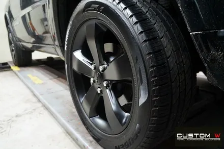 JEEP 그랜드 체로키 맷블랙 무광검정 휠도색 / 용인 처인구