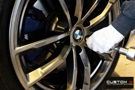 BMW G30 520d 고스트크롬 휠 도색 / 용인 처인구