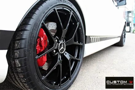 벤츠 C63 AMG 블랙유광 휠도색 / 용인 처인구