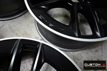 벤츠 CLS53 AMG 투톤무광 휠도색 + 카본 세라믹 골드 캘리퍼 도색 / 용인 처인구