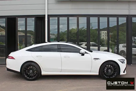 벤츠 GT43 AMG 휠 상처 수리 후 블랙유광 휠도색 / 용인 처인구