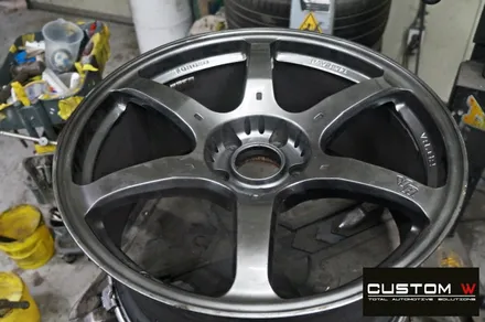 BMW 640d 20인치 볼크 레이싱 휠 상처 수리 후 고스트 크롬 휠도색 / 용인 처인구