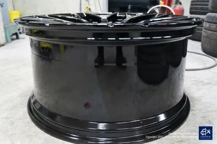 벤츠 G63 AMG 지바겐 휠수리 후 블랙유광 휠도색 / 용인 처인구