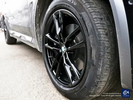 BMW X4 블랙유광 휠도색 휠수리 / 용인 처인구