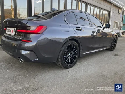 BMW 320d 휠수리 후 블랙유광 휠도색 / 용인 처인구