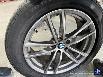 BMW X3 휠수리 후 블랙유광 휠도색 / 용인 처인구