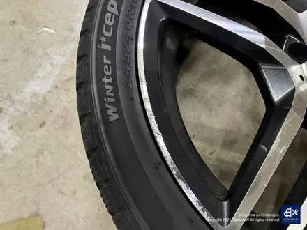 벤츠 W205 C200d 휠수리 후 블랙유광 휠도색 + 레드 캘리퍼 도색 / 용인 처인구