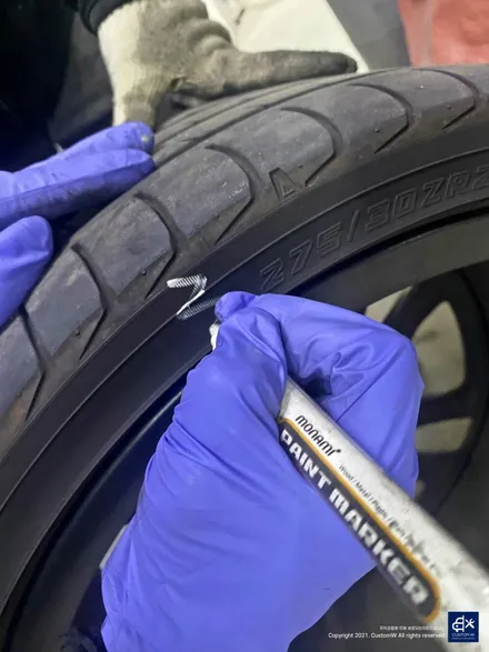 벤츠 E53 AMG 블랙실버 유광 투톤 휠도색 / 용인 처인구