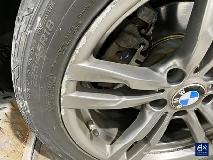 BMW F30 320d 441M 휠수리 후 블랙유광 휠도색 / 용인 처인구