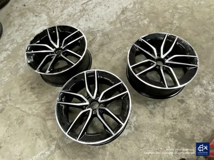 벤츠 CLS53 AMG 블랙실버 투톤 유광 휠도색 + 레드 캘리퍼 도색 / 용인 처인구