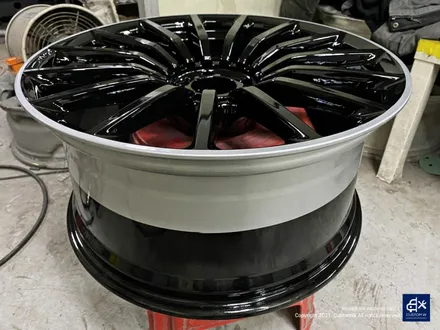 벤츠 GT43 AMG 블랙실버 투톤 유광 휠도색 / 용인 처인구