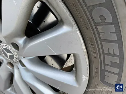 벤츠 GLC350e 리어 범퍼 수리 + 휠수리 후 무광 그레이 휠도색 + 블랙 캘리퍼 도색 / 용인 처인구
