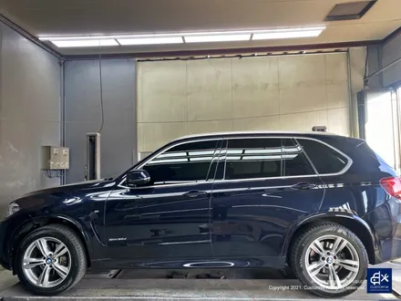 이런 상태의 캘리퍼도 살려냅니다! BMW F15 X5 30d 휠수리 후 블랙유광 휠도색 + 블루 캘리퍼 도색 및 허브 방청 / 용인 처인구