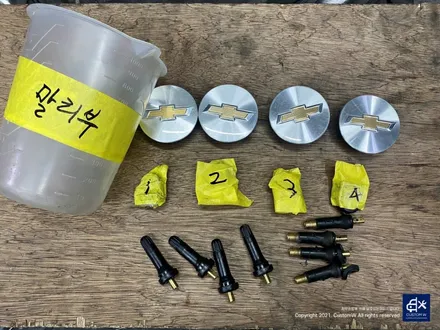 쉐보레 말리부 17인치 블랙유광 휠도색 / 용인 처인구
