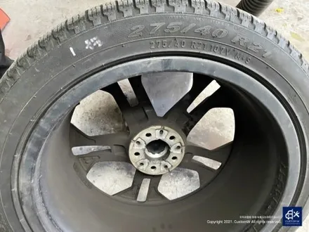 BMW G05 X5 21인치 744 휠 상처 수리 후 건메탈 유광 휠도색 / 용인 처인구