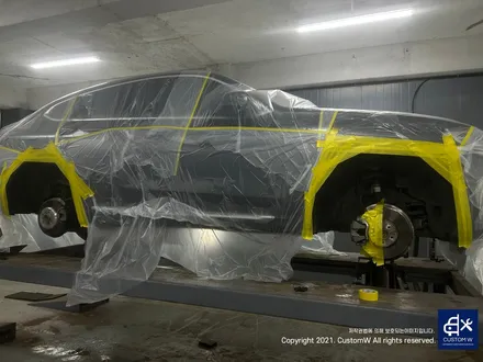 BMW G04 X4 20i 유광 블랙 휠도색 그리고 레드 캘리퍼 도색 작업까지_!! / 용인 처인구