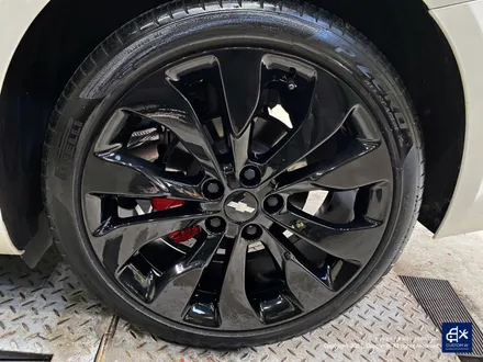 쉐보레 말리부 박리 후 휠도색 + 레드 캘리퍼 도색 / 용인 처인구