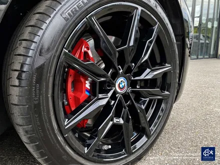 BMW i4 M50 블랙유광 휠도색 & 레드 캘리퍼 도색 / 용인 처인구