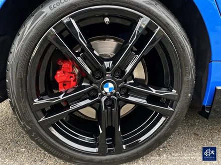 BMW 120i 704M 블랙유광 휠도색 + 레드 캘리퍼 도색 / 용인 처인구