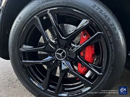 벤츠 신차 GLE53 AMG 블랙유광 휠도색 & 레드 캘리퍼 도색 / 용인 처인구