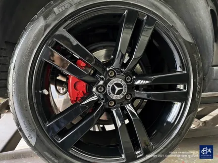 벤츠 GLK220 휠수리 후 블랙유광 휠도색 + 부식 제거 후 레드 캘리퍼 도색 / 용인 처인구