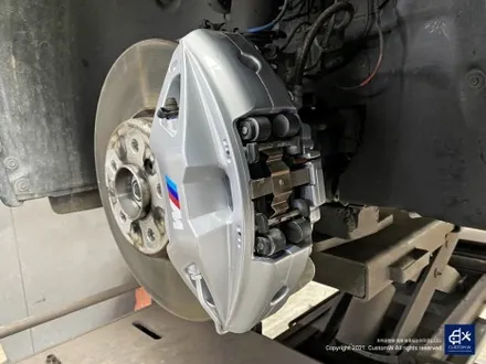 BMW G20 M340i 블랙유광 휠도색 + 실버 캘리퍼 도색 / 용인 처인구