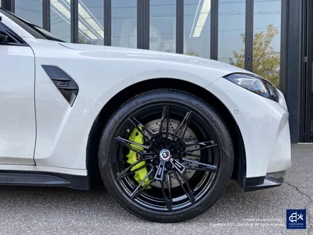 BMW G80 M3 블랙유광 휠도색 + 애시드 그린 캘리퍼 도색 / 용인 처인구