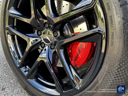 벤츠 GLE53 AMG 쿠페 블랙유광 휠도색 + 레드 캘리퍼 도색 / 용인 처인구
