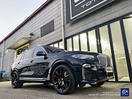 BMW X7 755M 블랙유광 휠도색 + 레드 캘리퍼 도색 / 용인 처인구