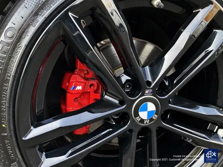 BMW 420d 휠수리 후 블랙유광 휠도색 + 레드 캘리퍼 도색 / 용인 처인구