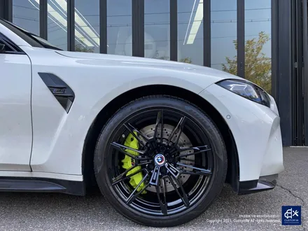 BMW G80 M3 블랙유광 휠도색 + 애시드 그린 캘리퍼 도색 / 용인 처인구