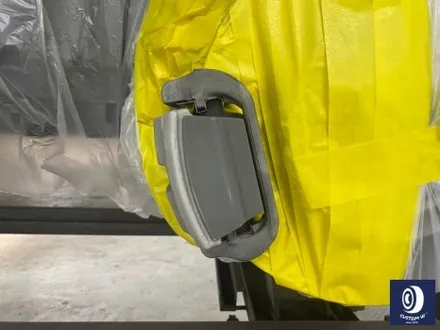벤츠 GLE63 AMG 휠 도색 불량 재작업 약품 박리 제거 후, 사틴 블랙 + 실버 투톤 휠도색 + 레드 캘리퍼 도색 / 용인 처인구