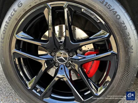 벤츠 GLE53 AMG 쿠페 블랙유광 휠도색 + 레드 캘리퍼 도색 / 용인 처인구