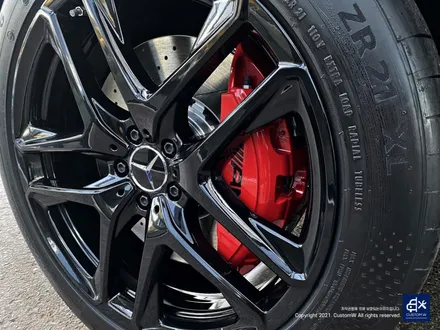 벤츠 신차 GLE53 AMG 블랙유광 휠도색 & 레드 캘리퍼 도색 / 용인 처인구