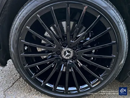 벤츠 W223 S350 블랙유광 휠도색 + 블랙 캘리퍼 도색 / 용인 처인구