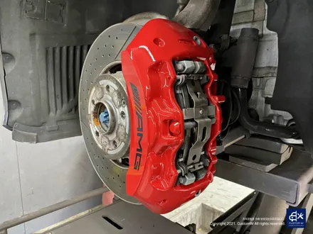 벤츠 GT43 AMG 휠수리 후 블랙유광 휠도색 + 레드 캘리퍼 도색 / 용인 처인구