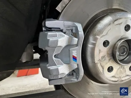 BMW G20 M340i 블랙유광 휠도색 + 실버 캘리퍼 도색 / 용인 처인구