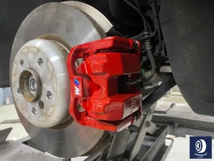 BMW G20 M340i 792M 블랙 유광 휠도색 + 레드 캘리퍼 도색 / 용인 처인구