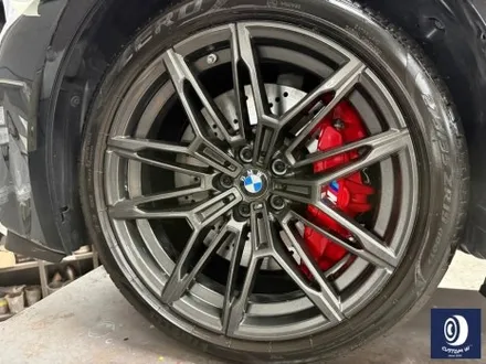 BMW G87 M2 930M 휠 상처 수리 후, 건메탈 그레이 휠도색 + 레드 캘리퍼 도색 / 용인 처인구