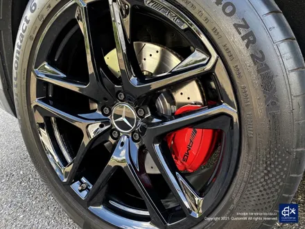 벤츠 GLE53 AMG 쿠페 블랙유광 휠도색 + 레드 캘리퍼 도색 / 용인 처인구