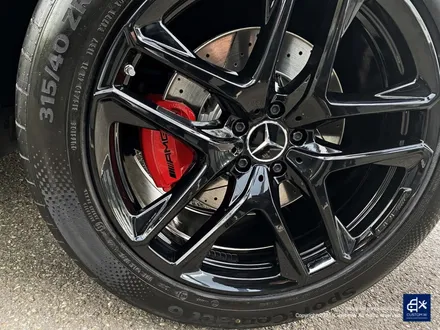 벤츠 GLE53 AMG 블랙유광 휠도색 & 레드 캘리퍼 도색 / 용인 처인구