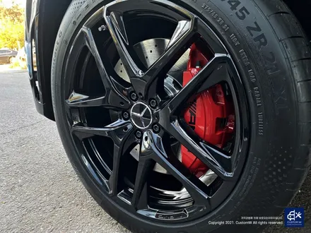 벤츠 신차 GLE53 AMG 블랙유광 휠도색 & 레드 캘리퍼 도색 / 용인 처인구