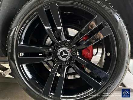 벤츠 GLK220 휠수리 후 블랙유광 휠도색 + 부식 제거 후 레드 캘리퍼 도색 / 용인 처인구